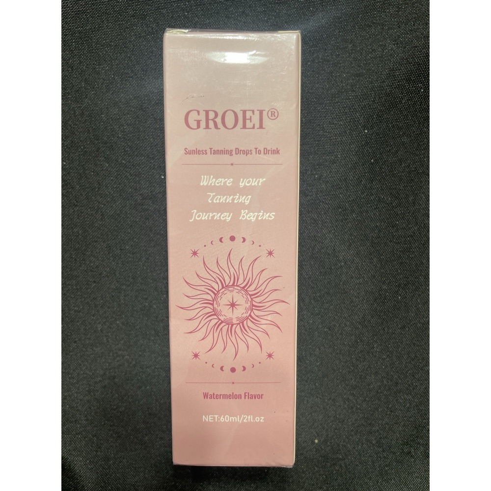 GROEI Sunless Tanning Drops Watermelon Flavor 60ml New Sealed Box